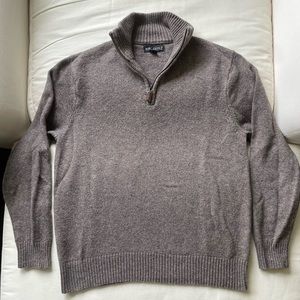 J. Crew Men’s M 1/4 Zip Wool Sweater